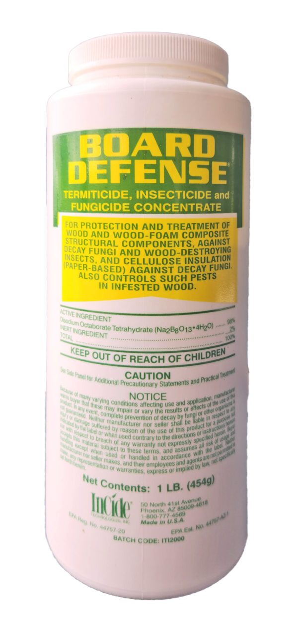BOARD DEFENSE 1 LB JAR(BORATE TREATMENT)
